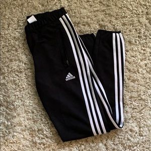 adidas zipper sweatpants women’s small